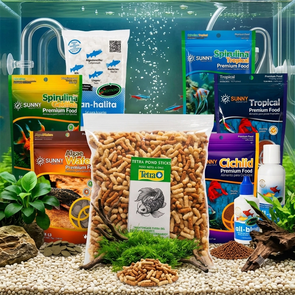 Alimento premium para peces